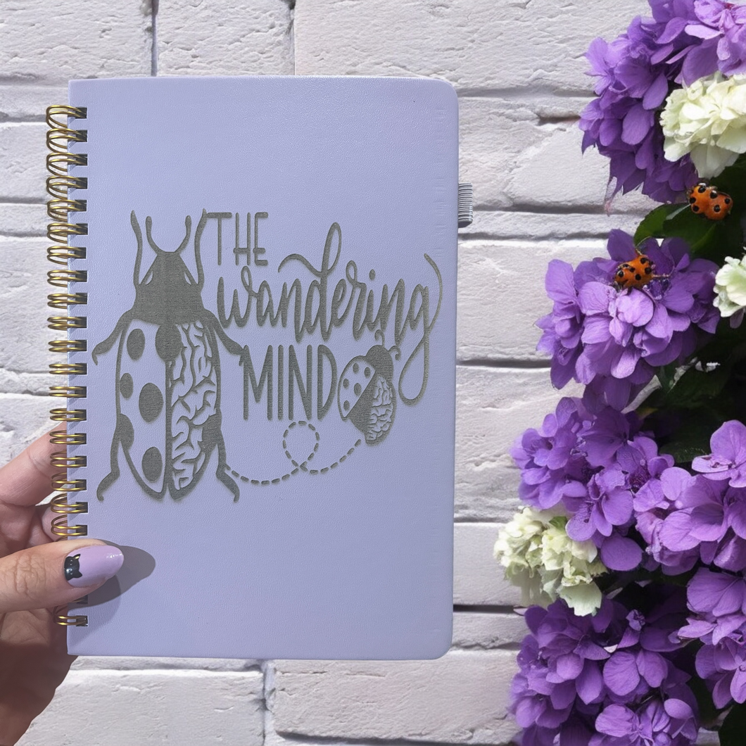 The Wandering Mind Leather engraved Journal