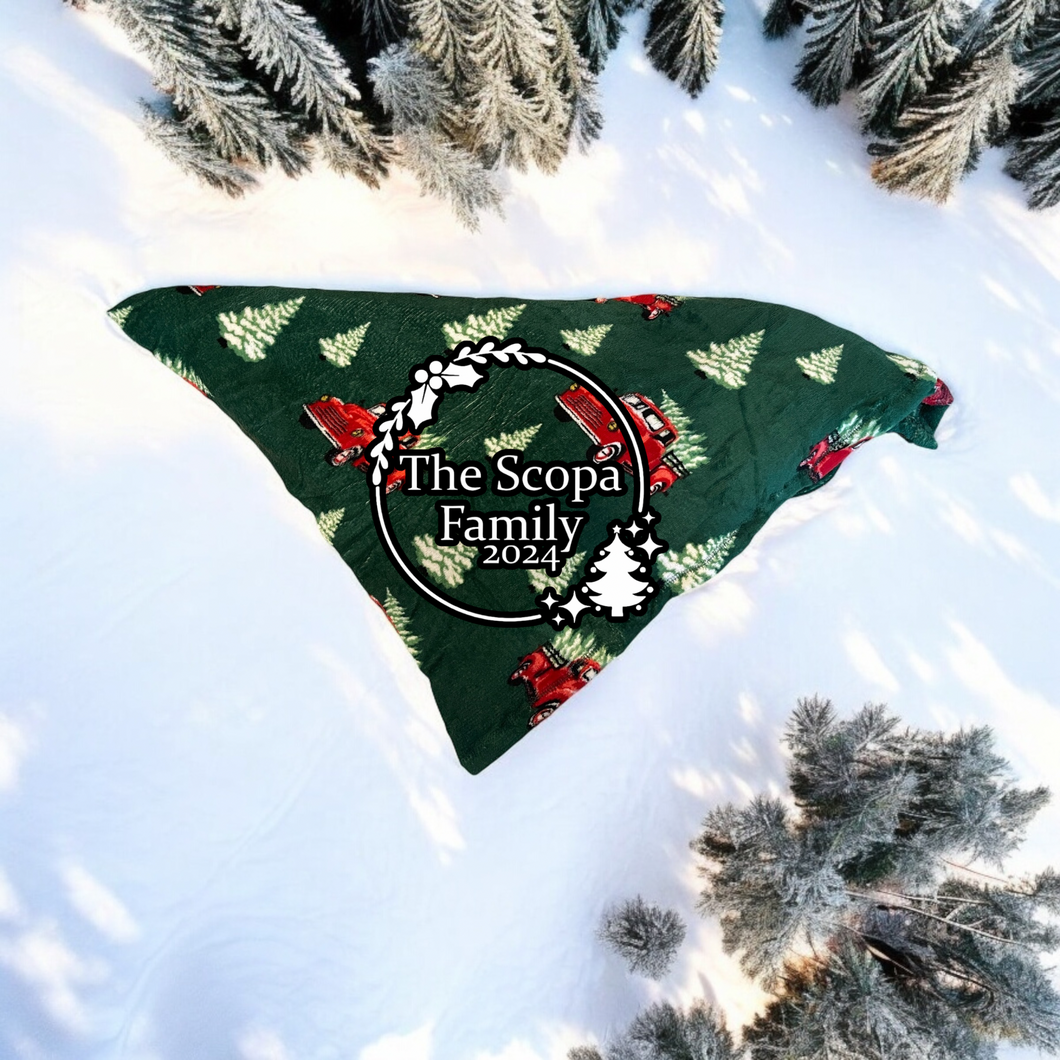 Personalized Christmas Blanket