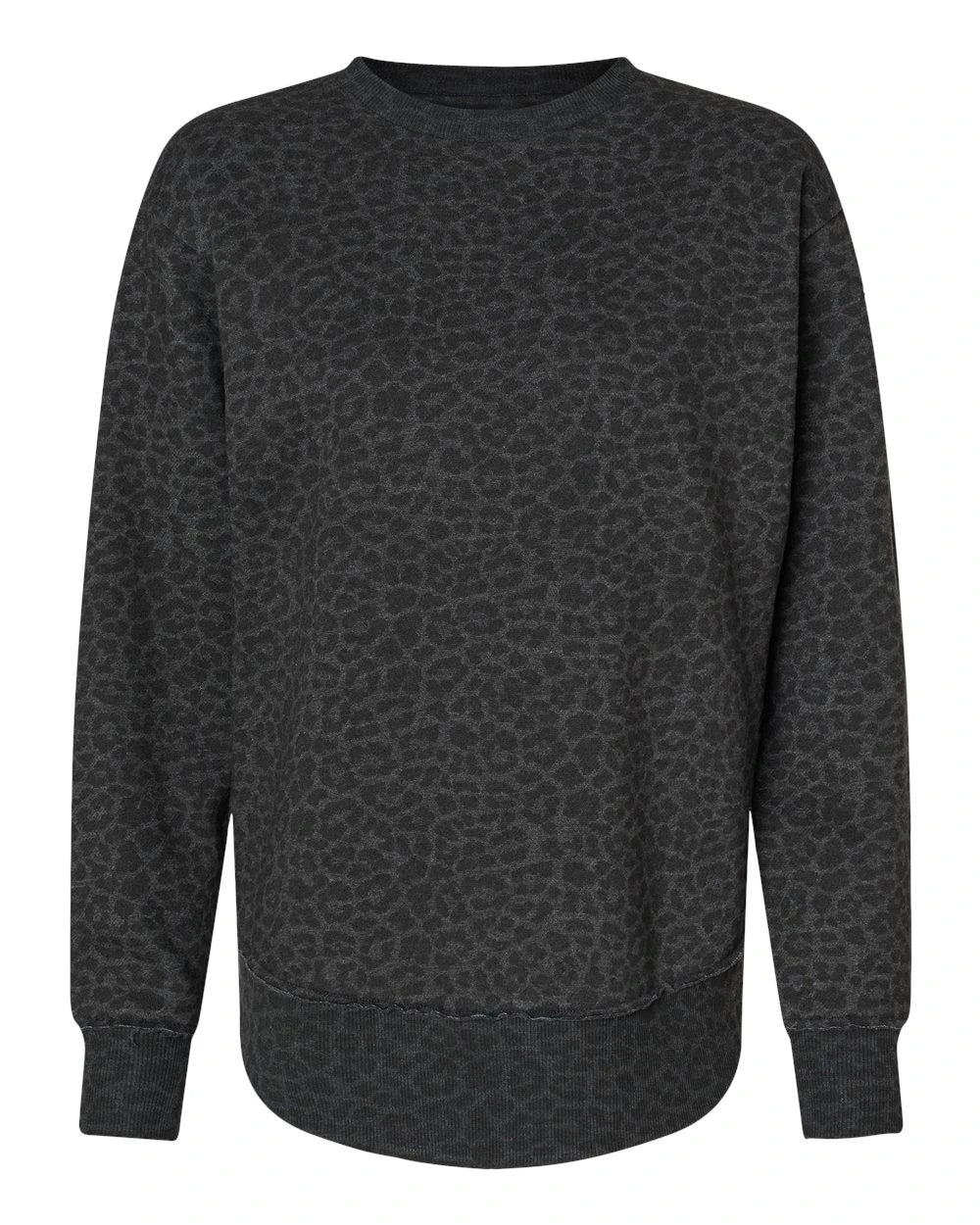 Black Leopard Pullover