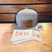 Load image into Gallery viewer, Child Handwriting Laser Engraved Hat
